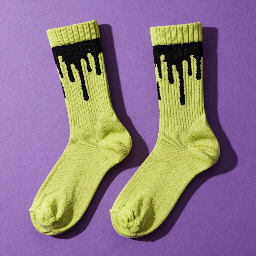 Acid Slime Crew Socks