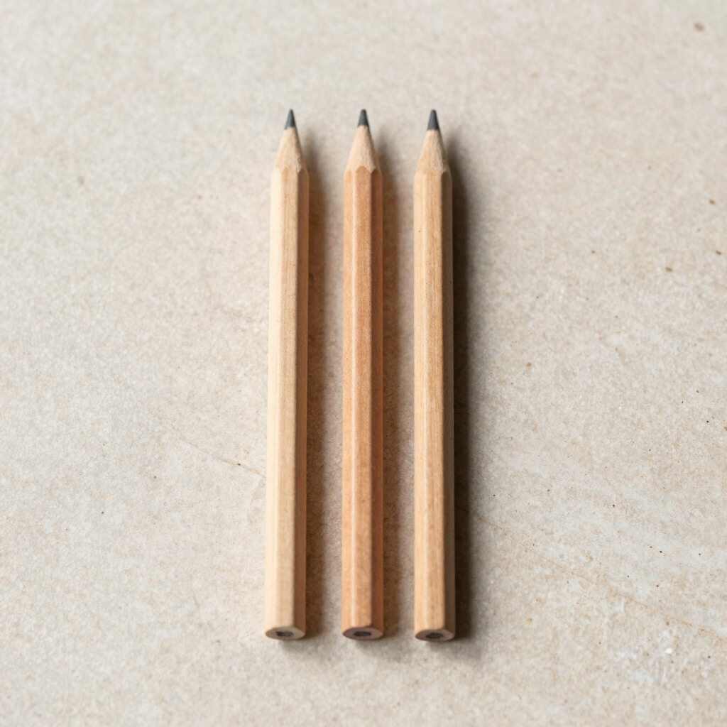 Lápiz de Madera y Grafito Puro