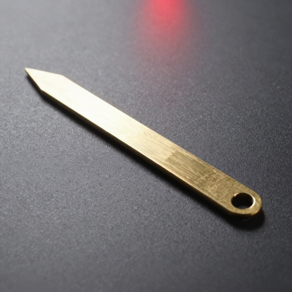 Uncut Brass Automotive Key Blade