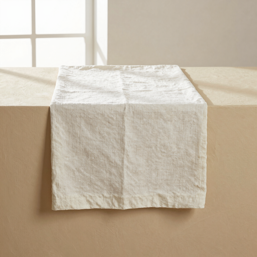 Washed Linen Table Runner