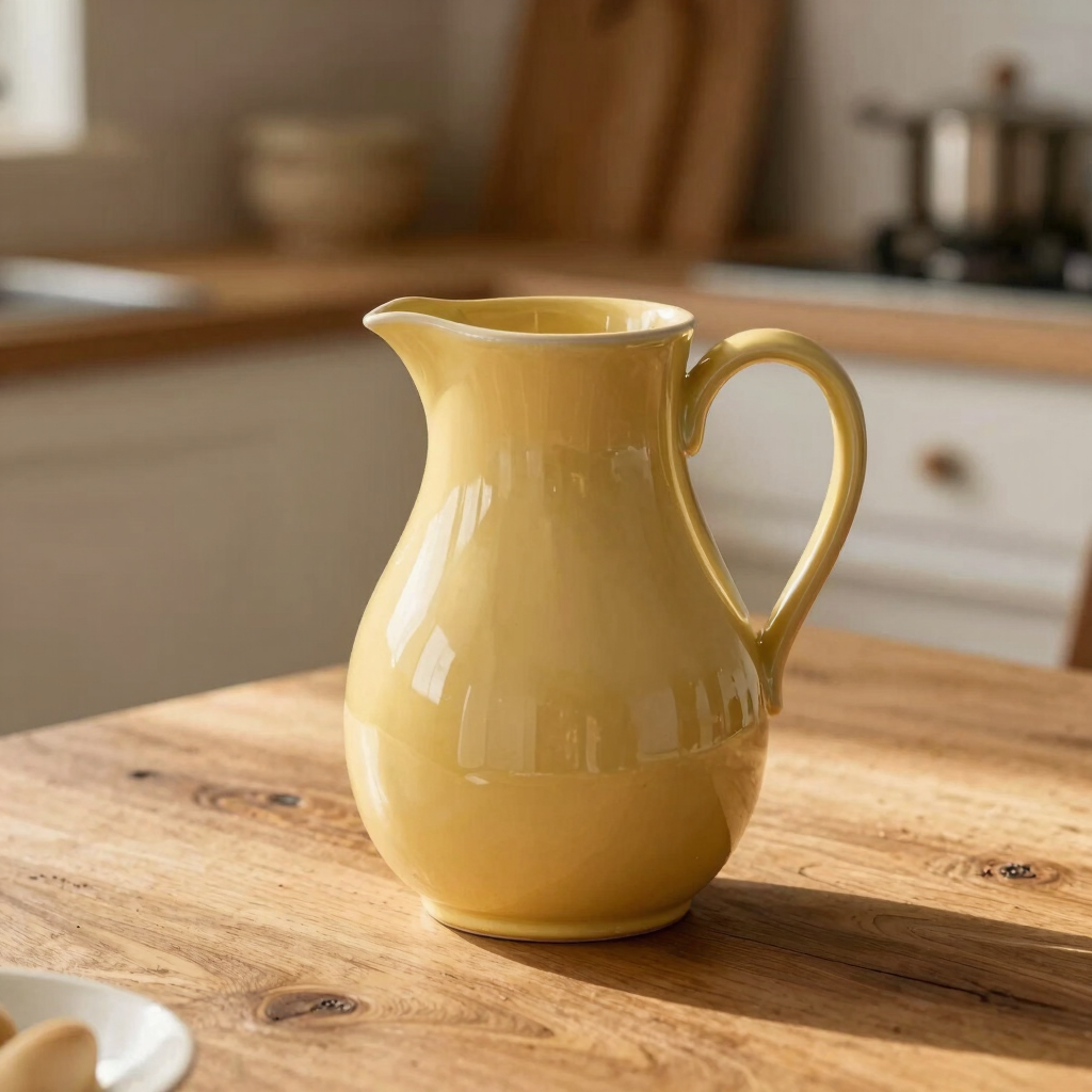 Golden Hour Ceramic Pitcher