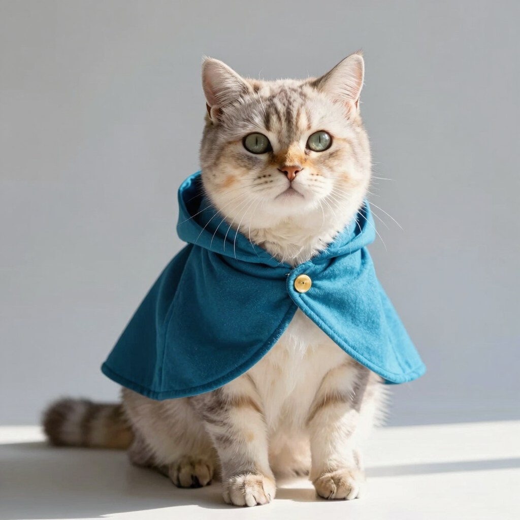 Capita de Gala Turquesa para Gato