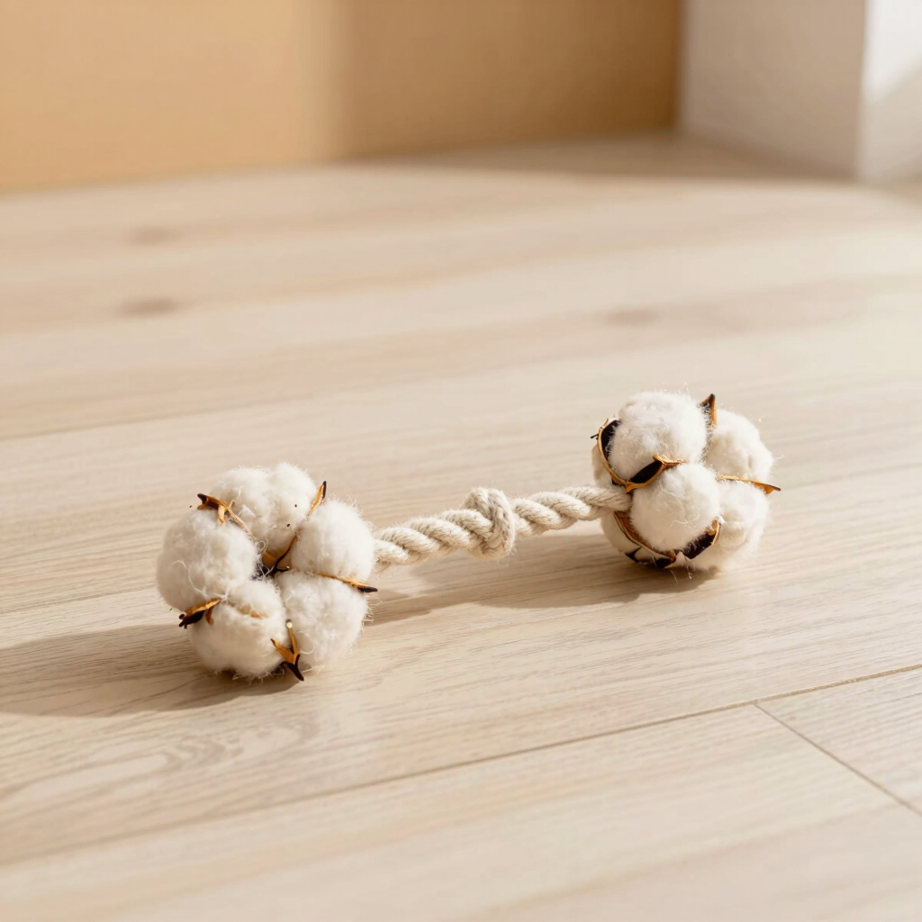 Handwoven Organic Cotton Tug Toy