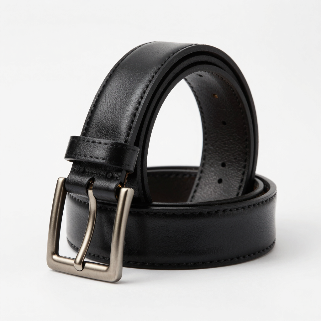 Minimalist Gold-Buckle Belt