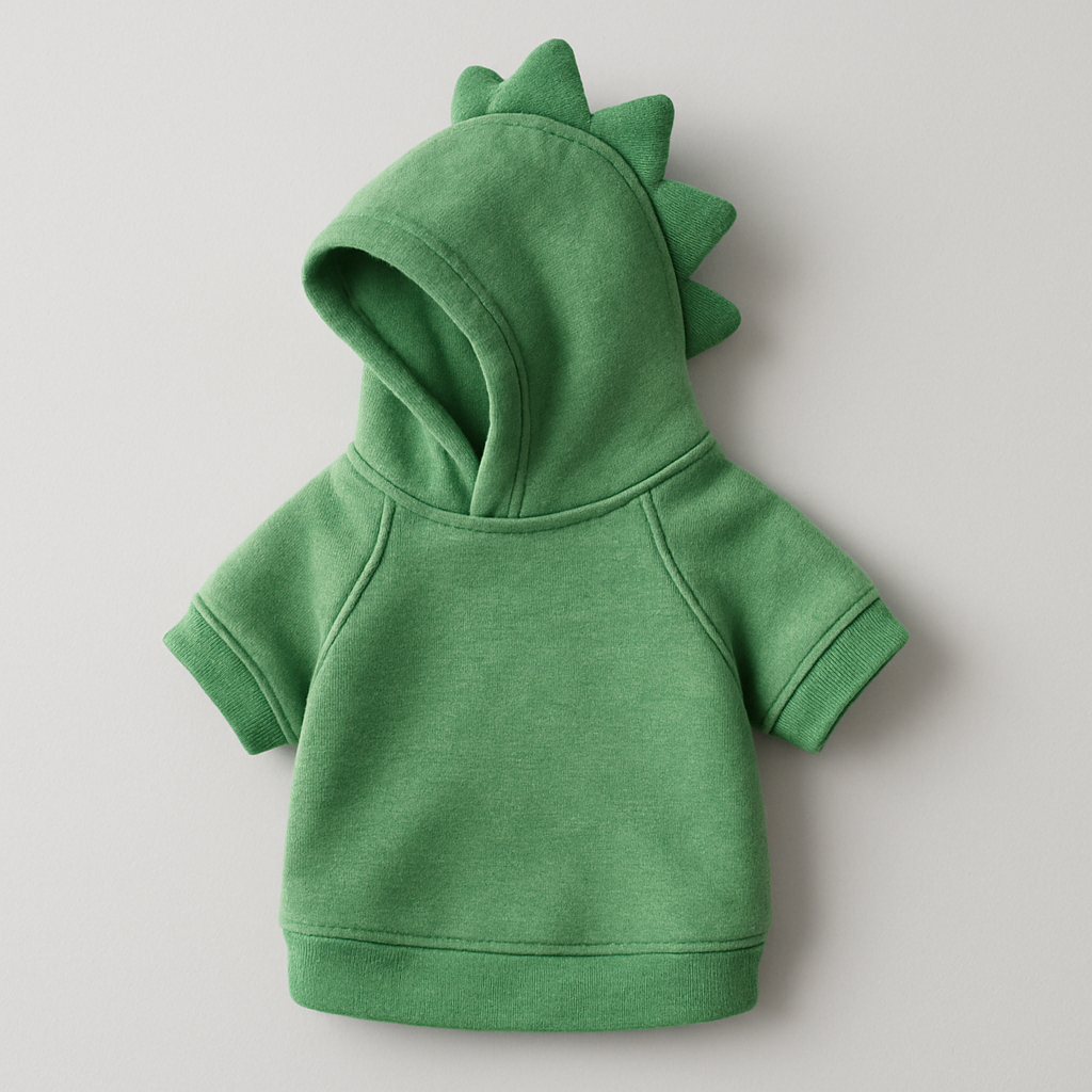 Sudadera Dinosaurio Verde Neón