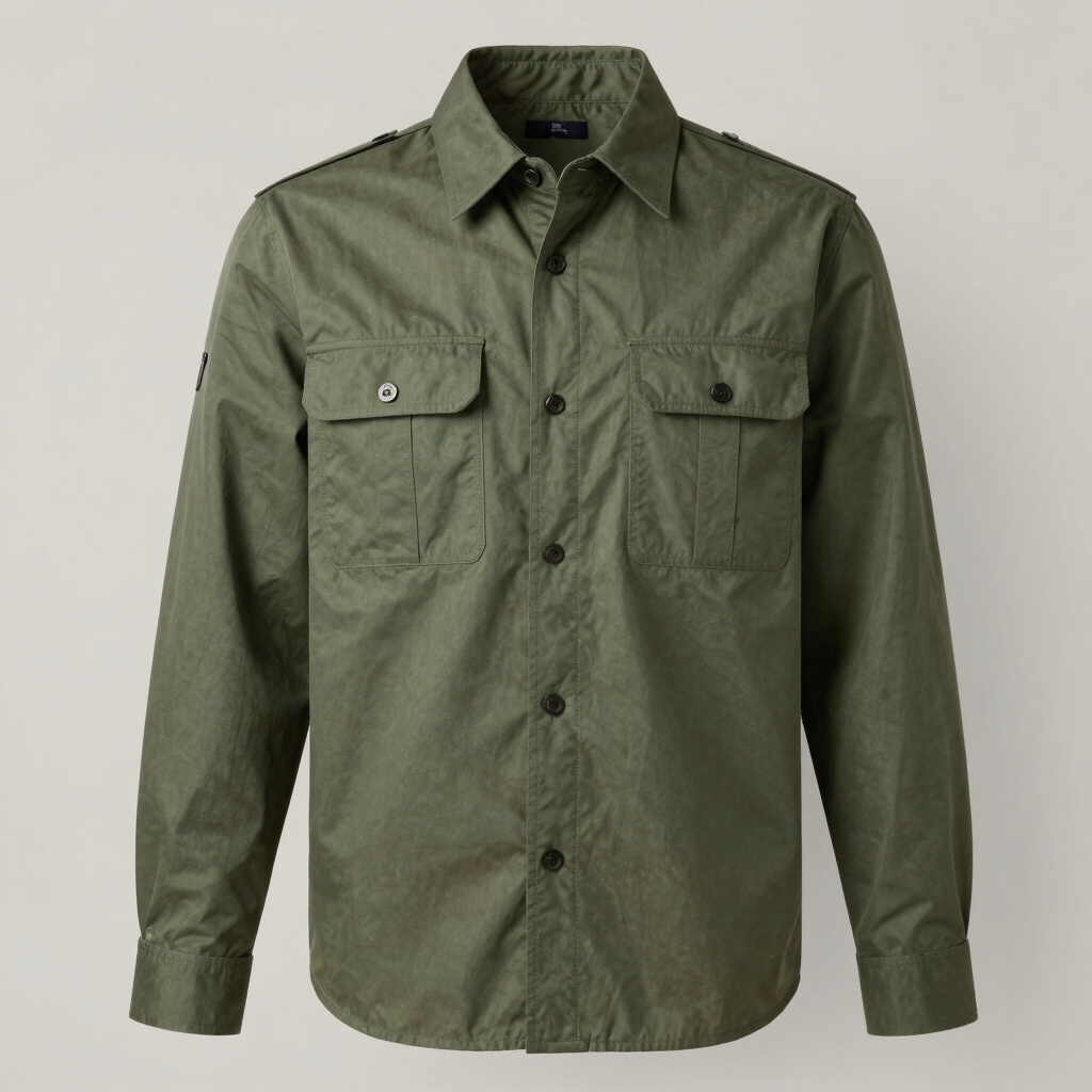 Olive Green Utility Shirt