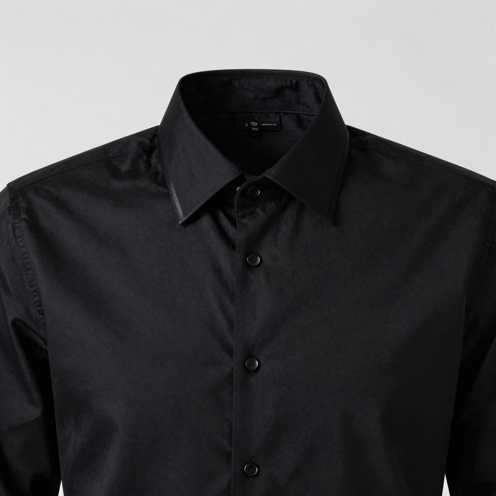 Midnight Black Dress Shirt