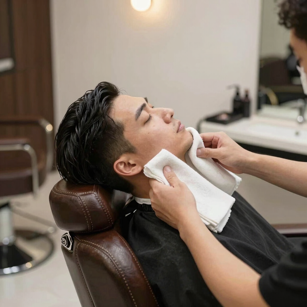Men's Precision Cut & Hot Towel