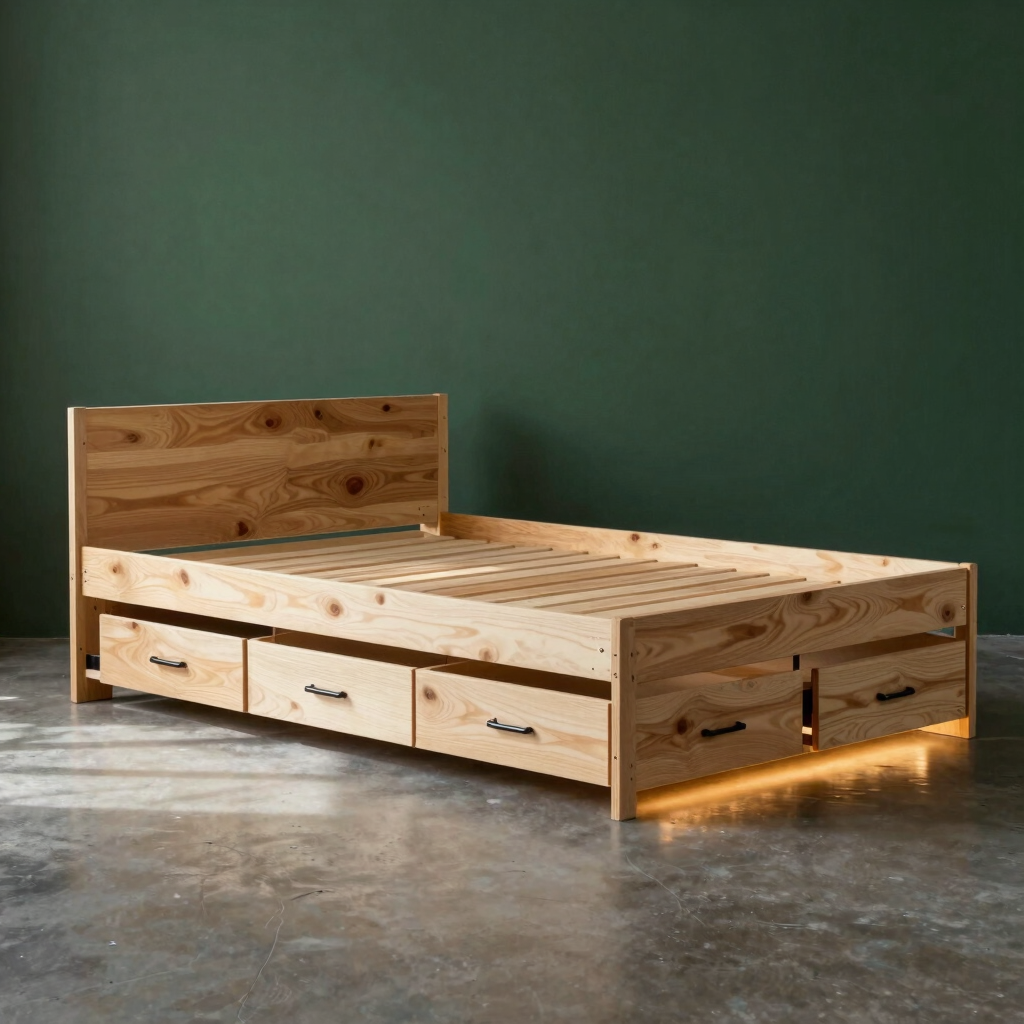 Kabin Platform Drawers Bed