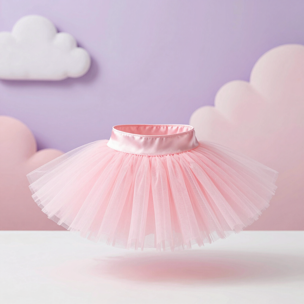 Tutú Nube de Algodón Rosa