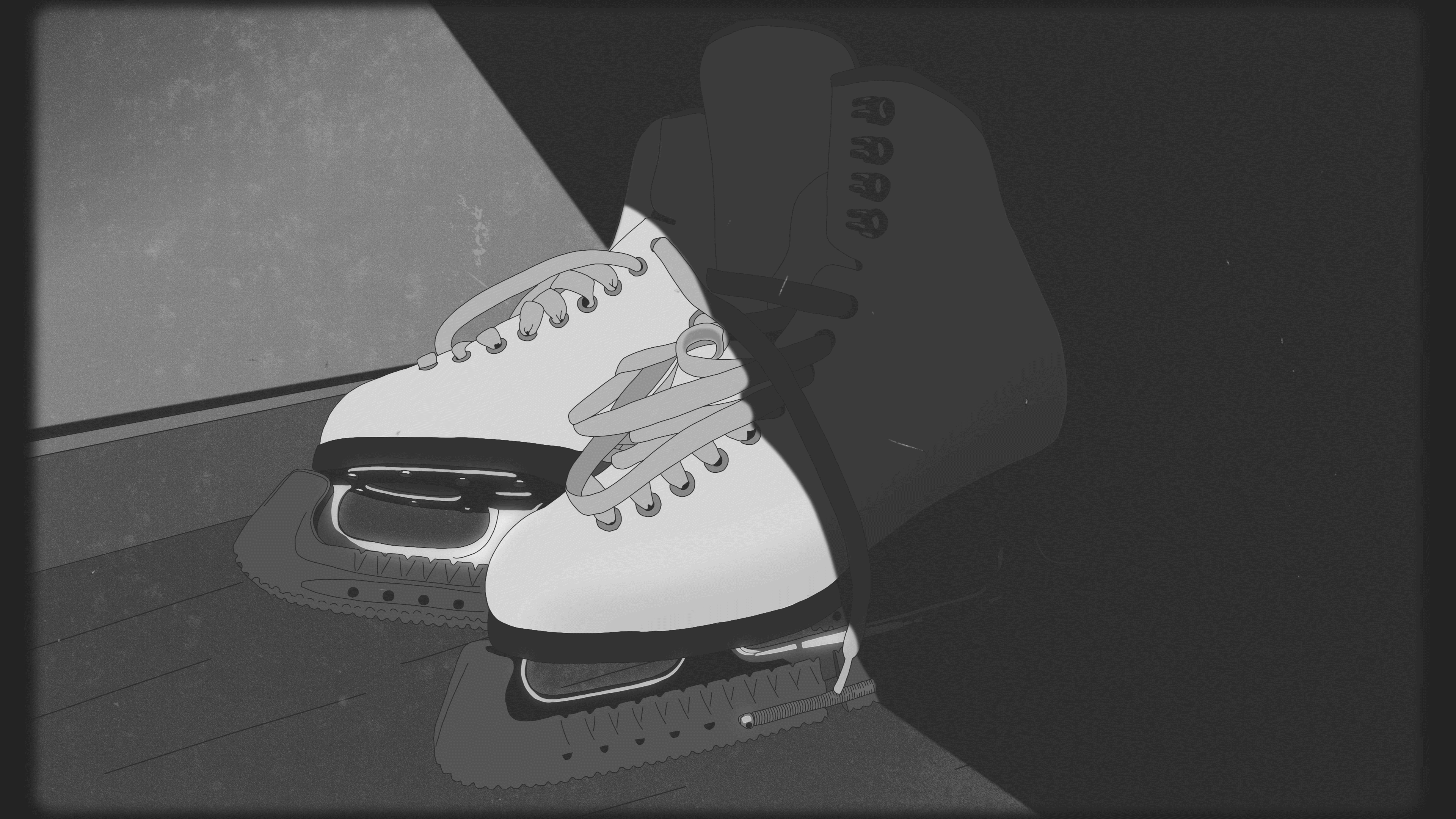 black and white bed linen