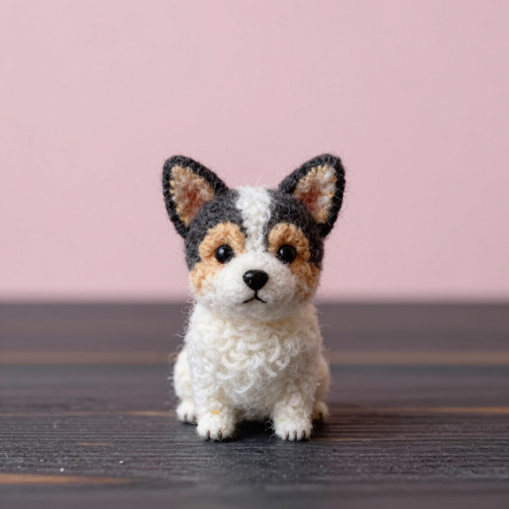 Retrato de Mascota en Needle Felting