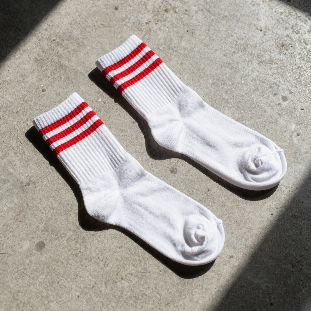 Medias High Crew Triple Stripe