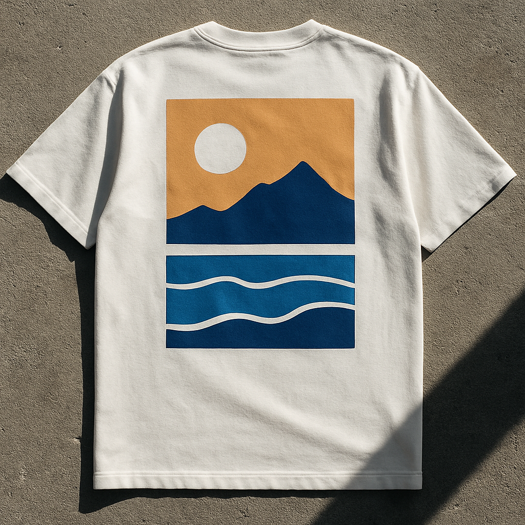 Remera Boxy Fit White Acid