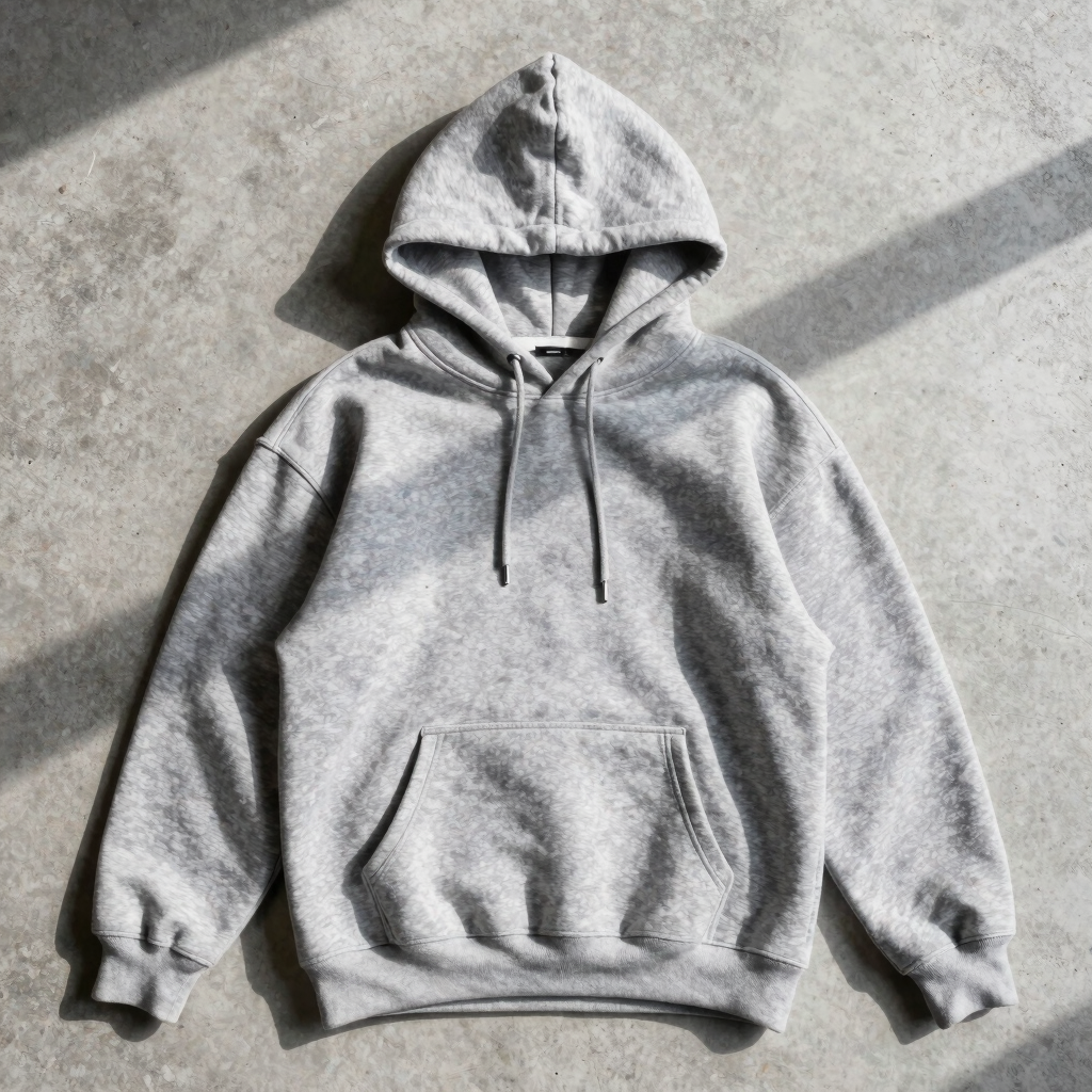Buzo Canguro Oversized Concrete