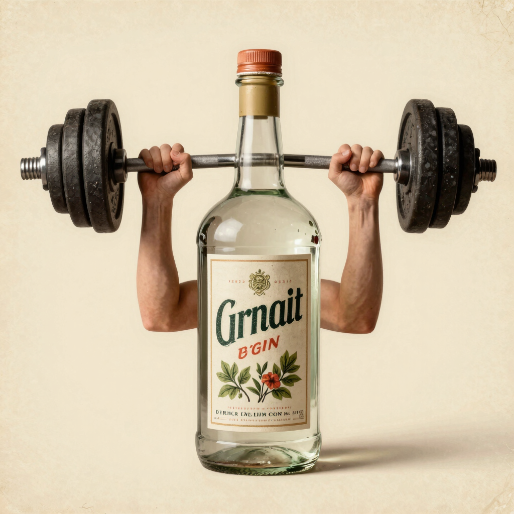 Barbell Bottle Gin Workout