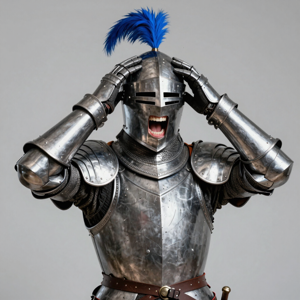 Medieval 'Per My Last Email' Knight