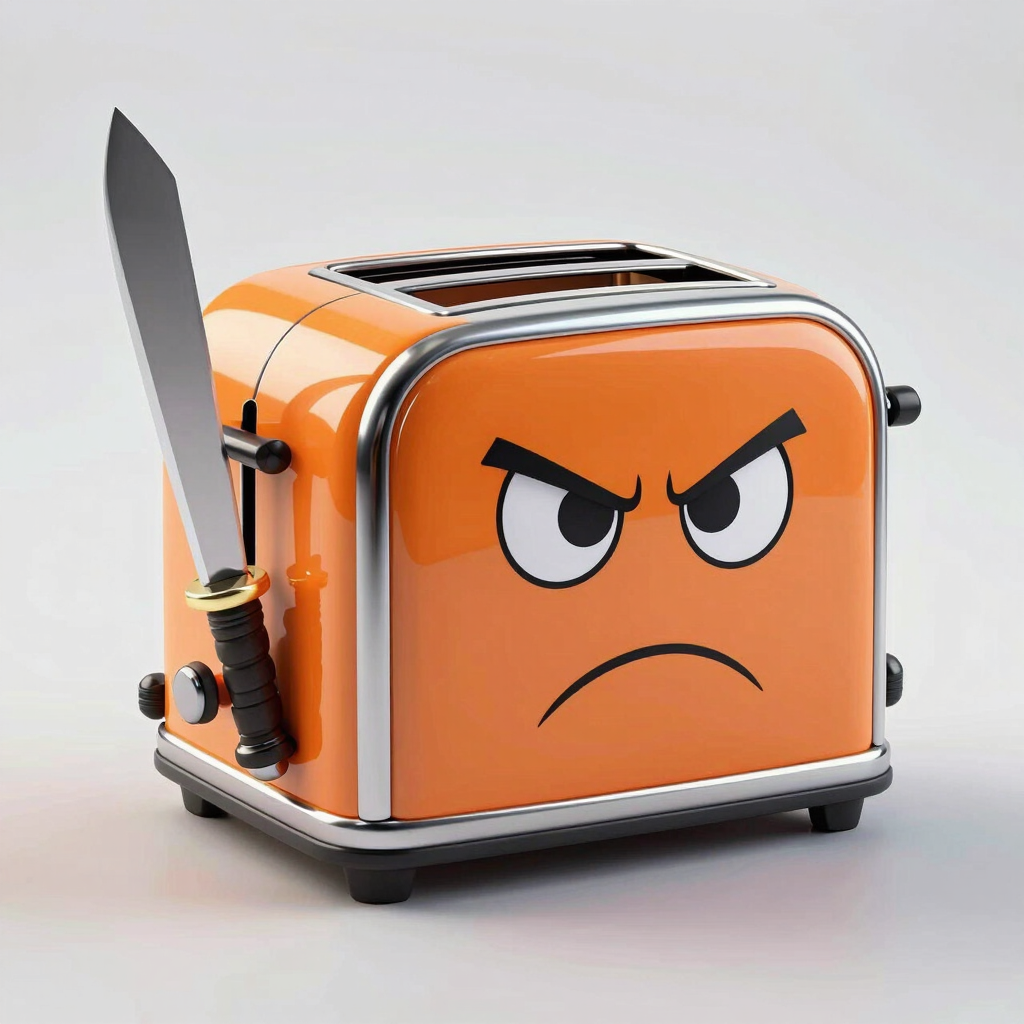 Toaster's Revenge Digital Graphic
