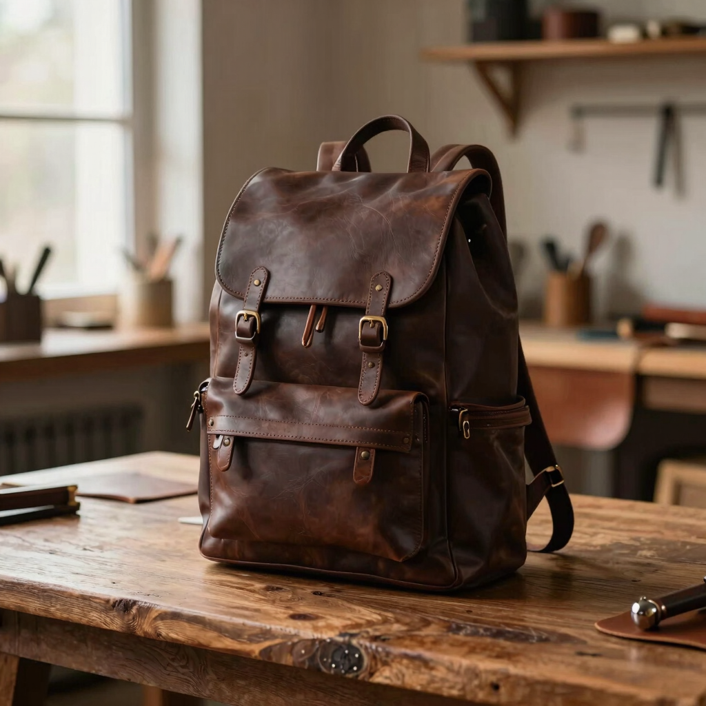 The Atelier Leather Backpack