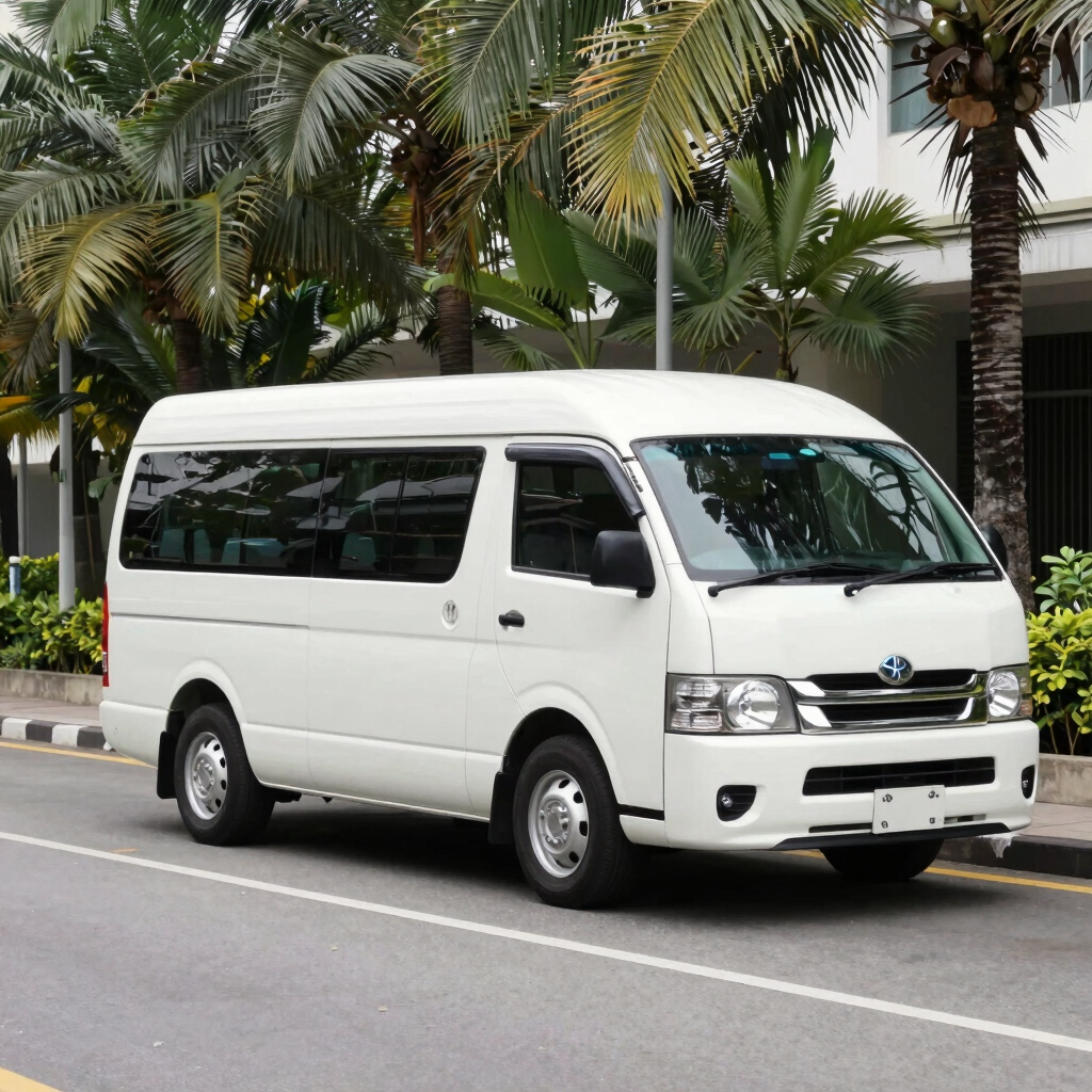 Sewa Hiace Commuter + Sopir