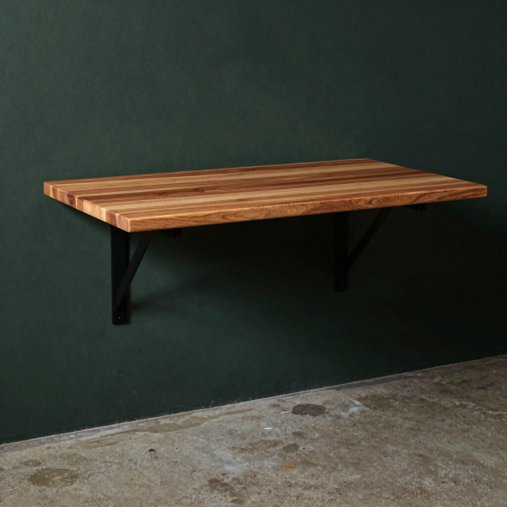 Slab & Hinge Drop-Leaf Table