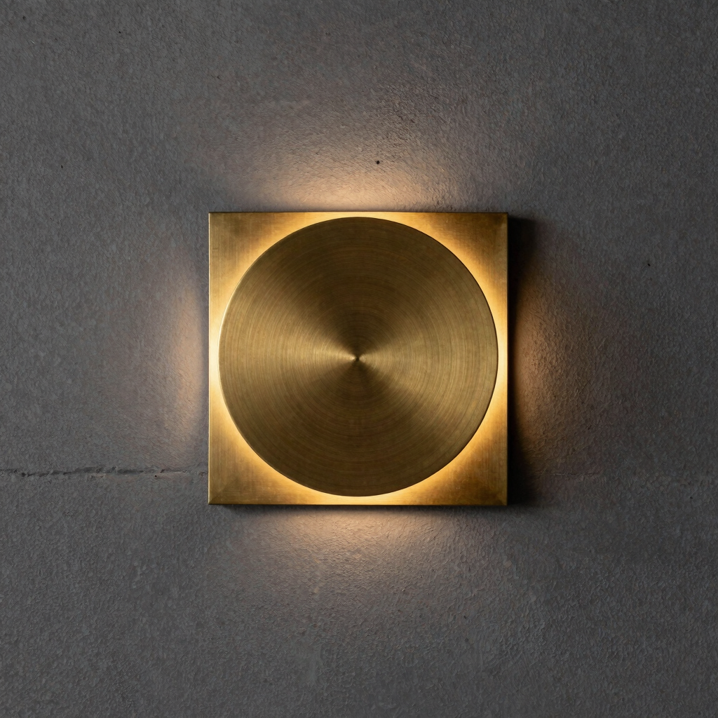 Portal Matte Brass Sconce