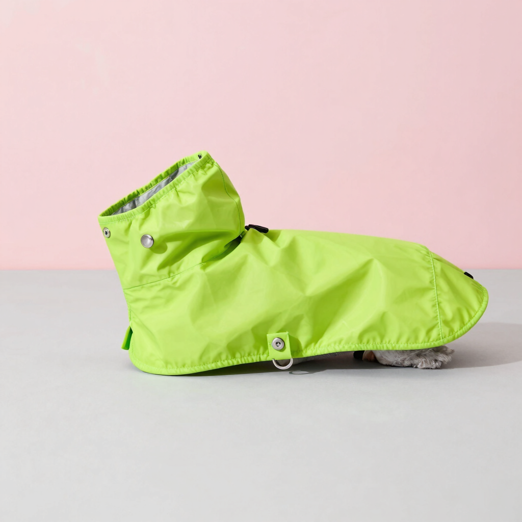 Impermeable Ajustable Verde Limón