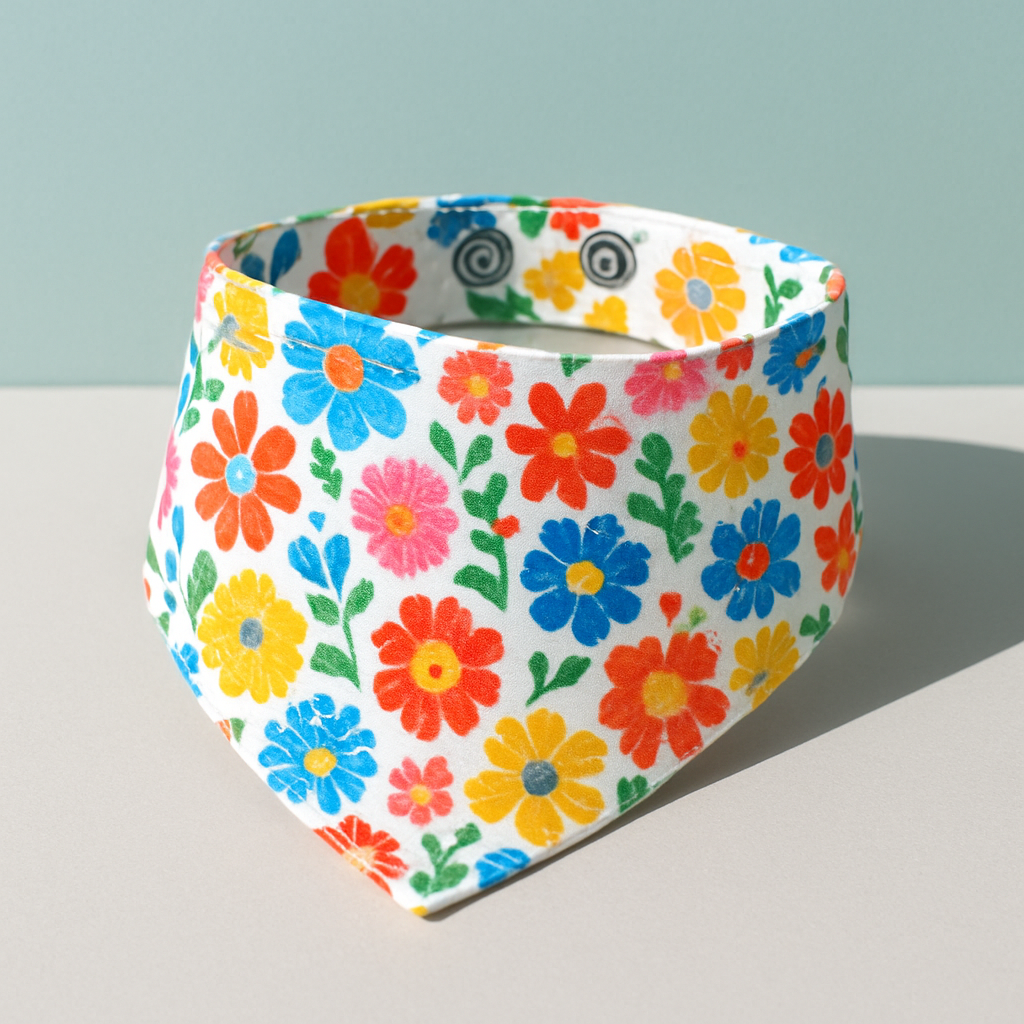 Bandana Artesanal Flores Silvestres