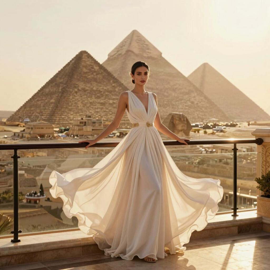 جلسة التصوير السينمائي في الساعة الذهبية