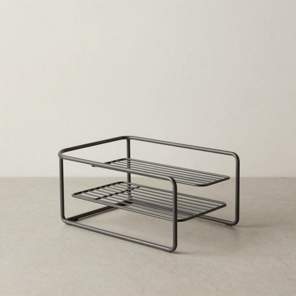 Structured Steel Desk Organizer