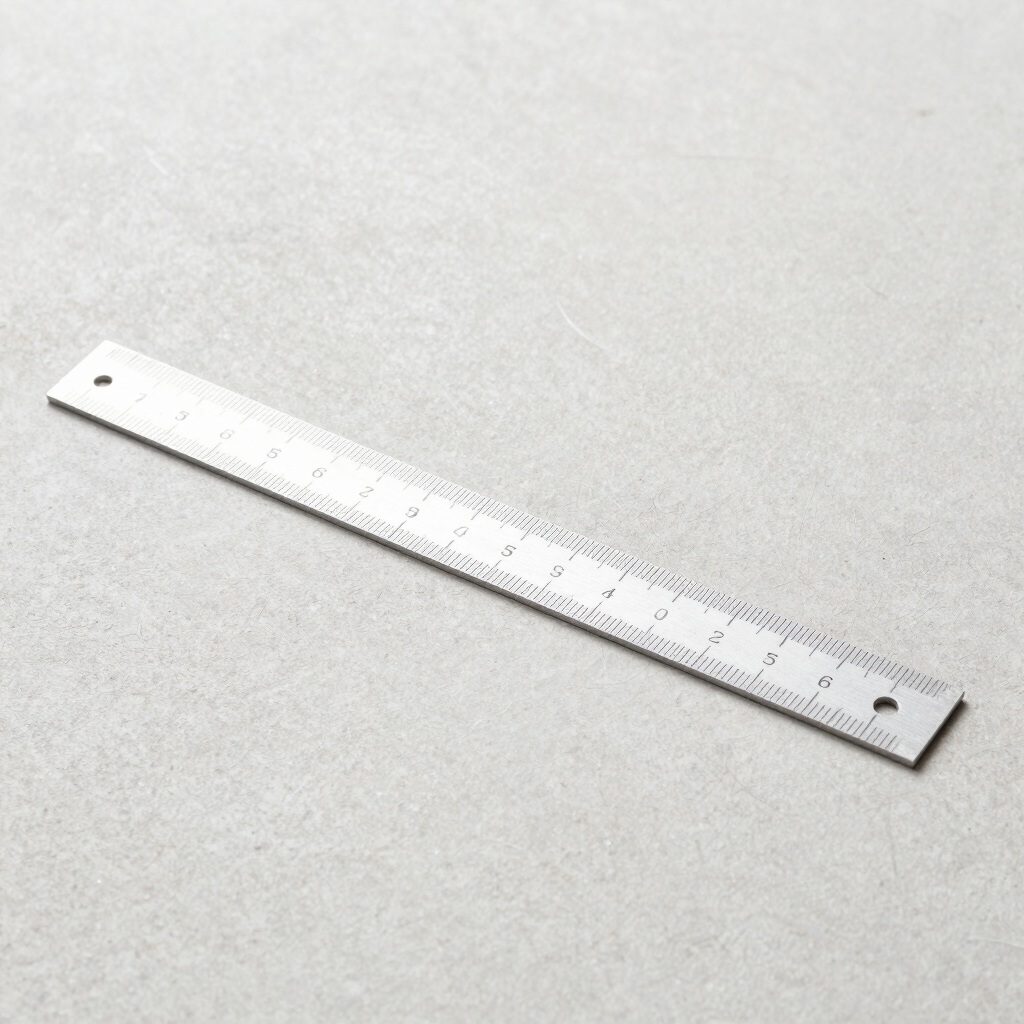Anodized Aluminum Ruler 30cm