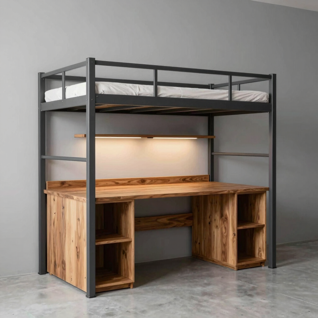 Apex Loft Bed and Workstation