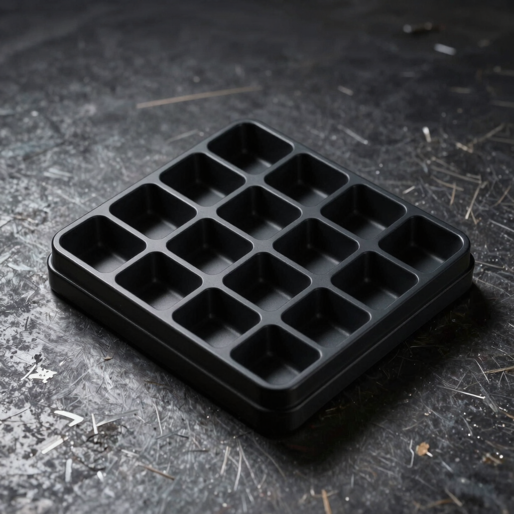 Ultra-Dense Black Ink Cap Trays