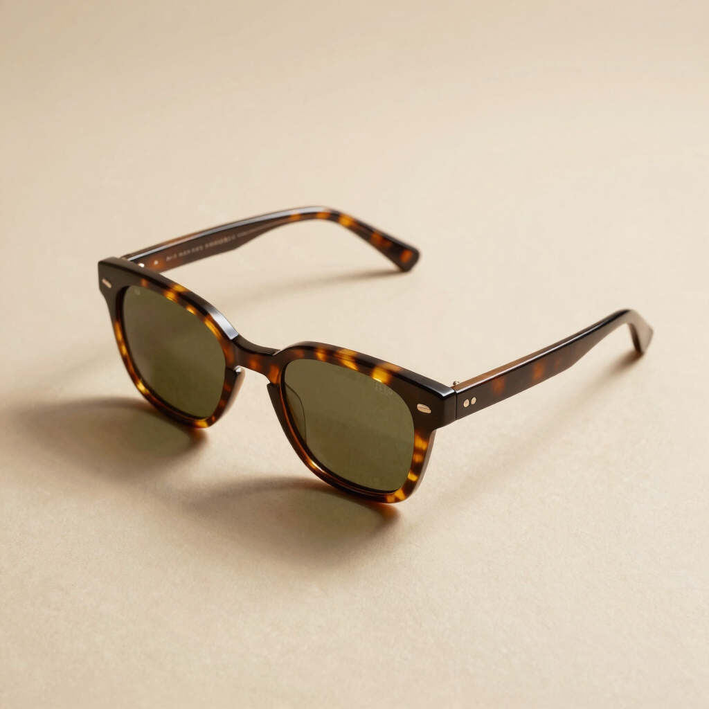 Tortoiseshell Square Sunglasses