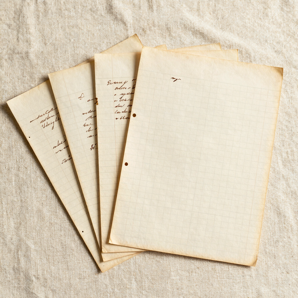 Antique Ledger Pages (Digital)
