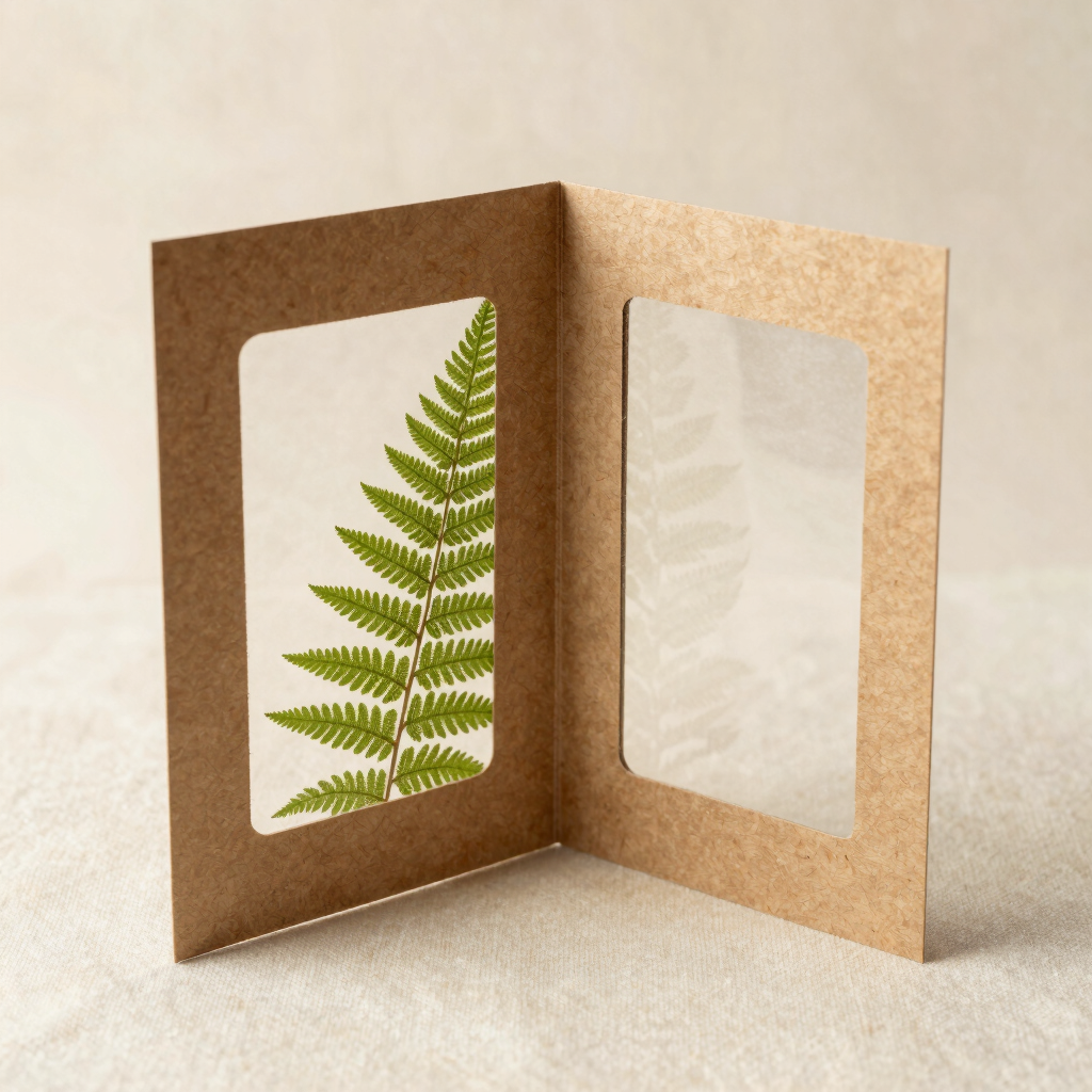Pressed Fern Junk Journal Insert