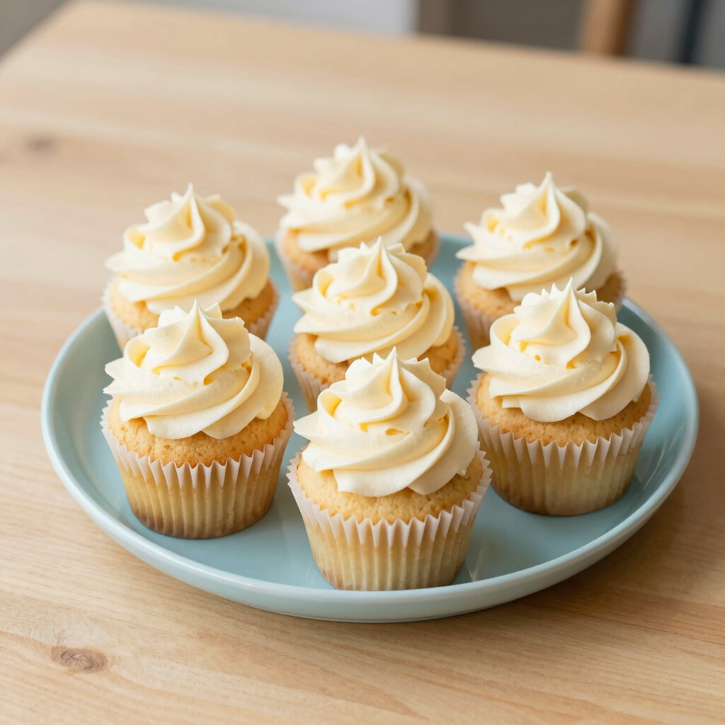 Vanilla Bean Cream Cupcakes