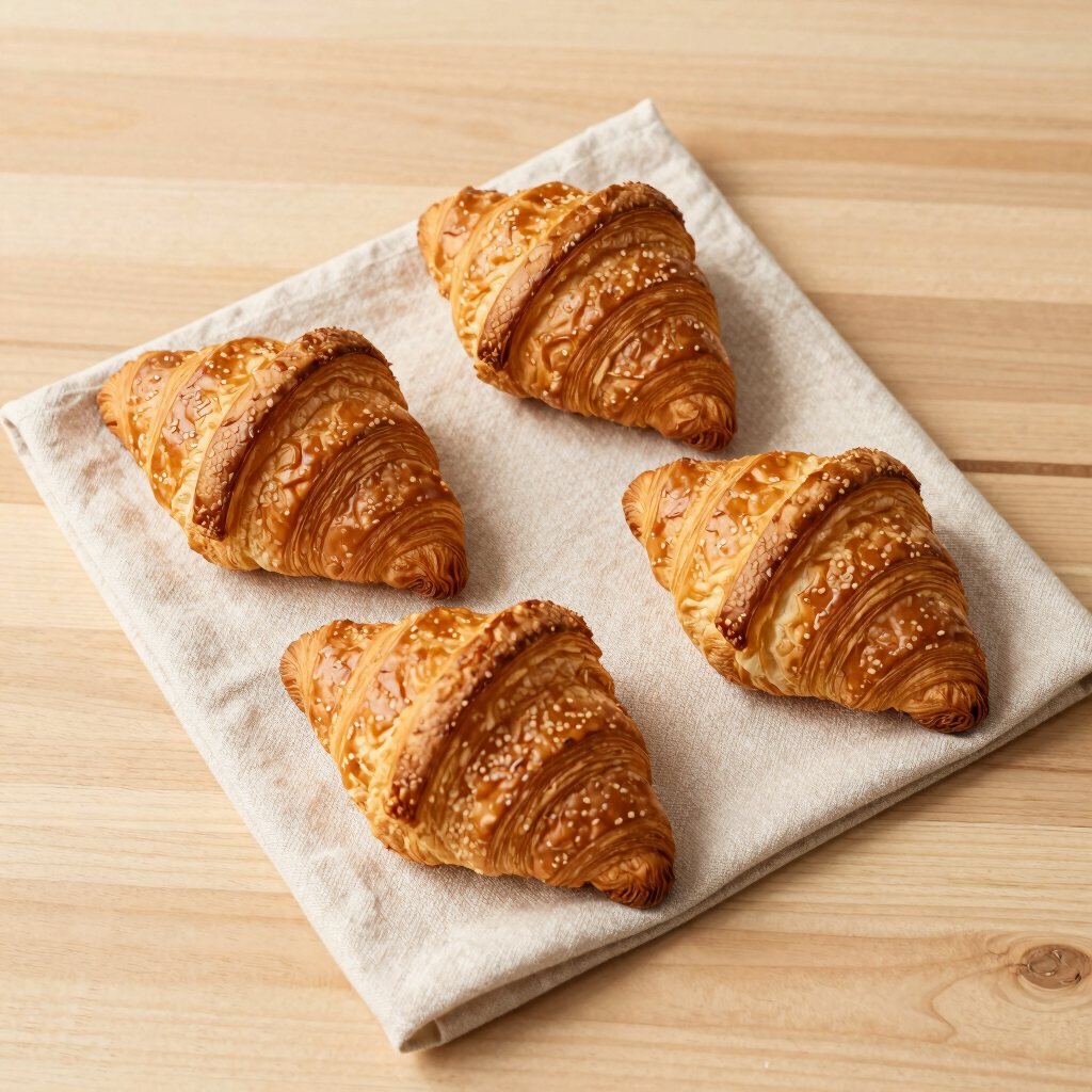 Golden Butter Croissants