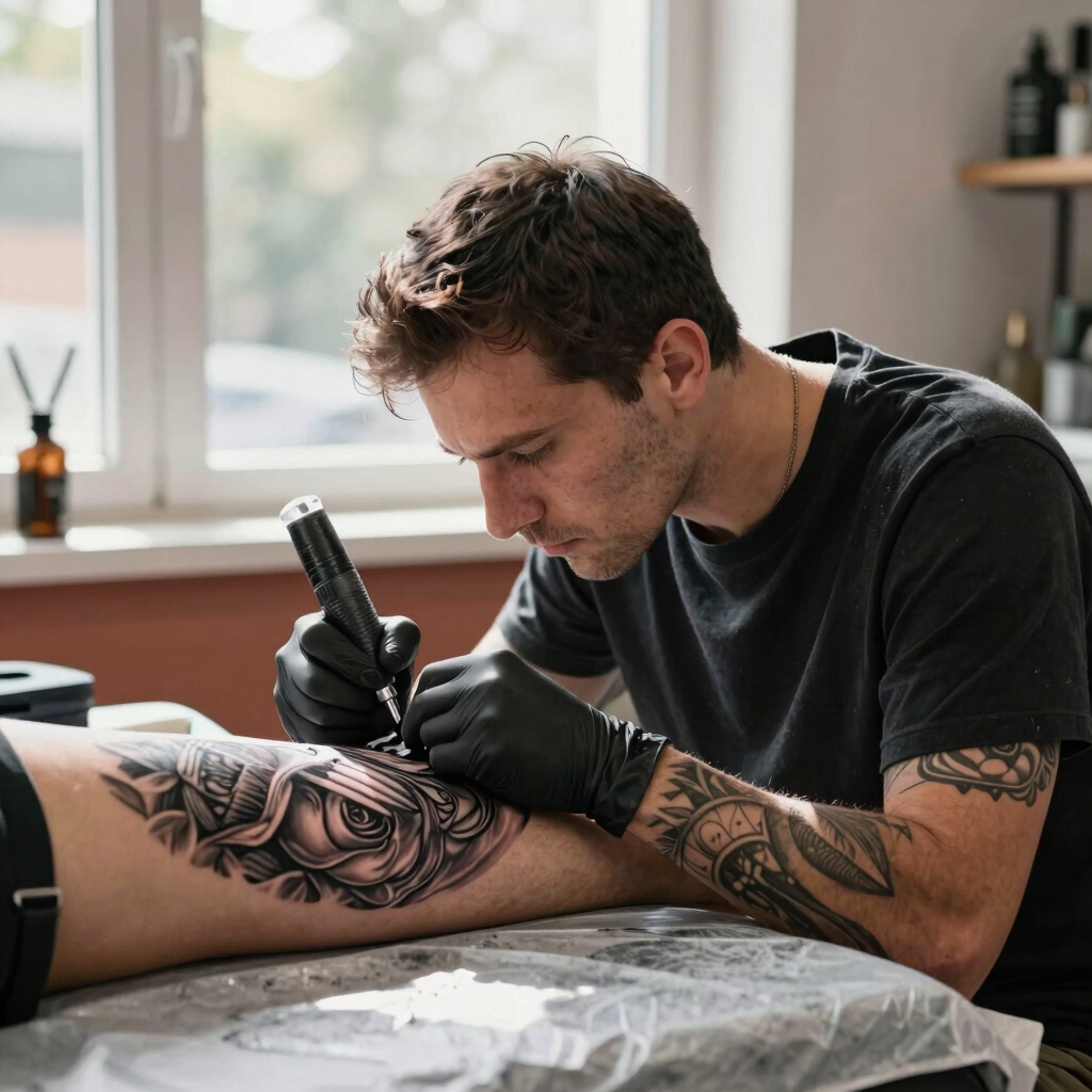 Black and Grey Realism Session