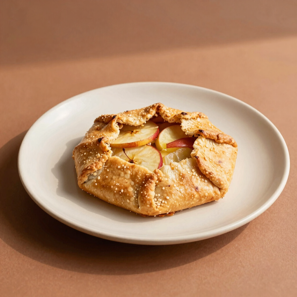 Rustic Spelt Apple Galette