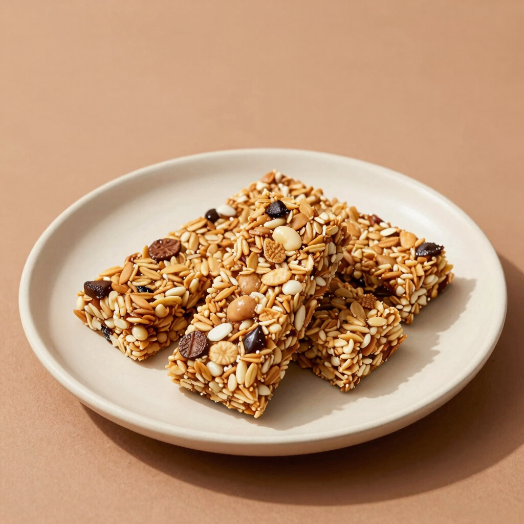 Maple Pecan Quinoa Granola Bars