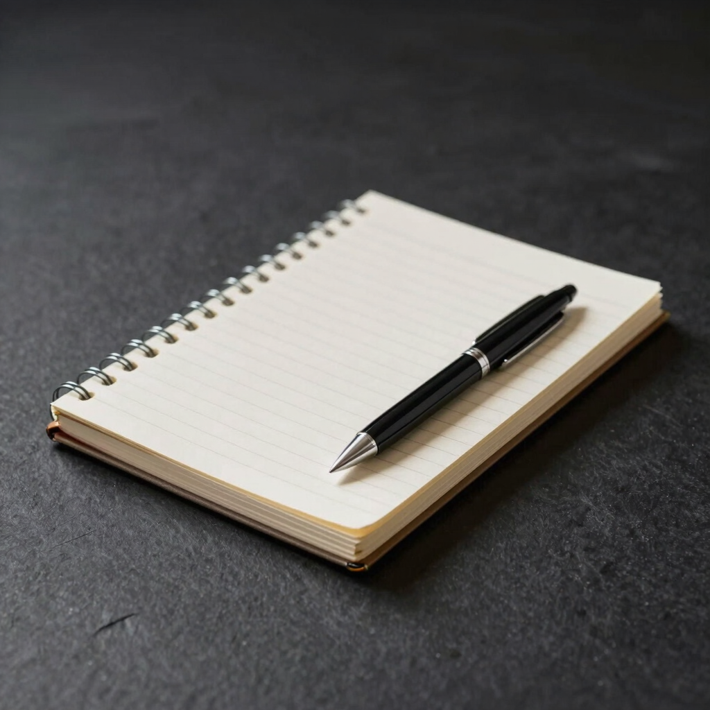 Titan Titanium Smart Notebook and Pen