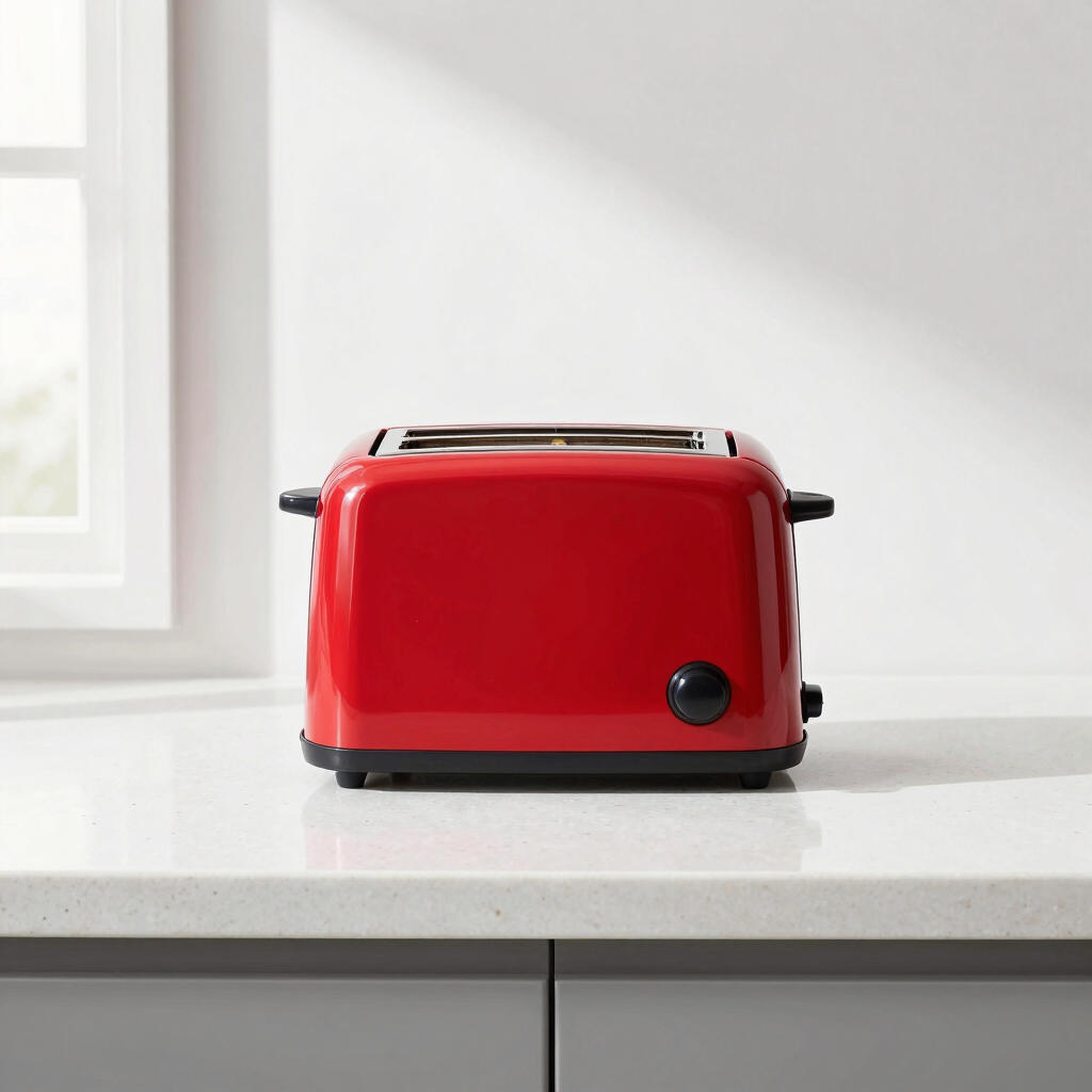 Kasoch Slim Two-Slice Toaster in Crimson Red