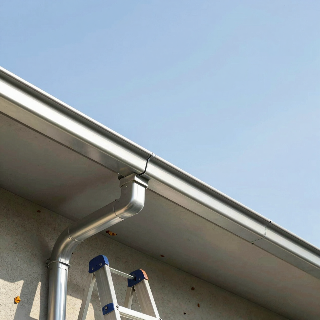 Hand-Scraped Gutter Cleaning & Inspection