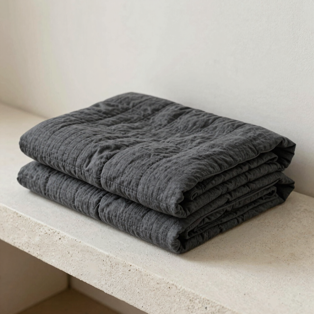 Organic Cotton Grid Quilt