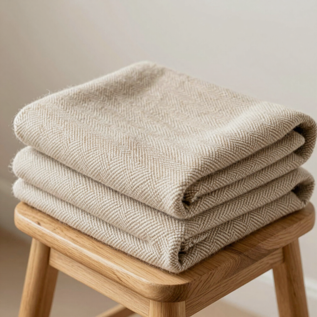 Herringbone Wool Throw