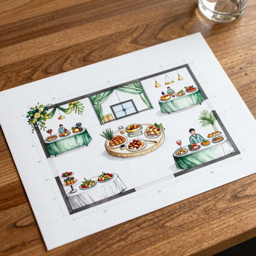 Banquet Venue Layout Design