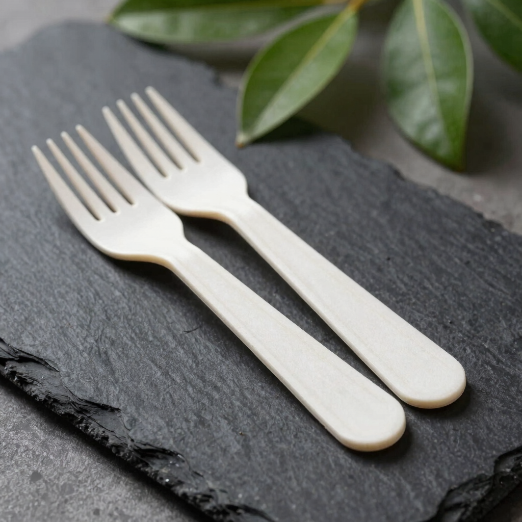 Rigid Compostable Dinner Forks