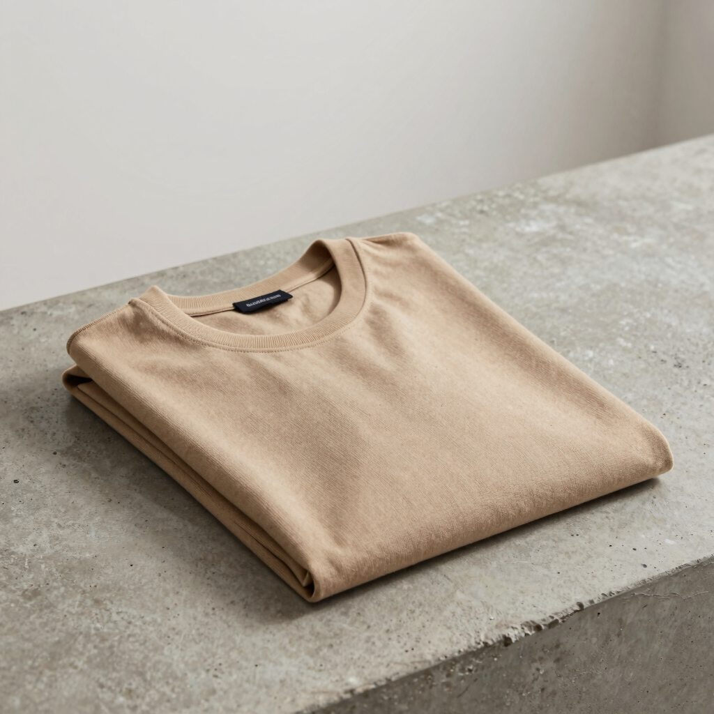 Minimalist Knit Crewneck Tee