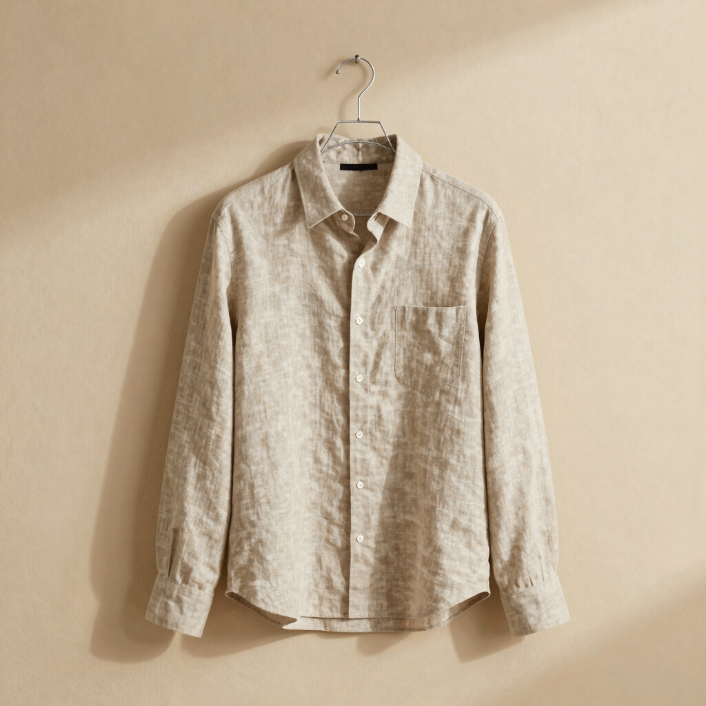 Structured Linen Popover Shirt